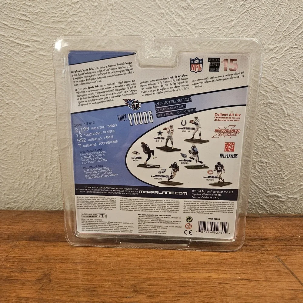 Mcfarlane‎ NFL Series 15 Vince Young Tennessee Titans Figure Football Figure